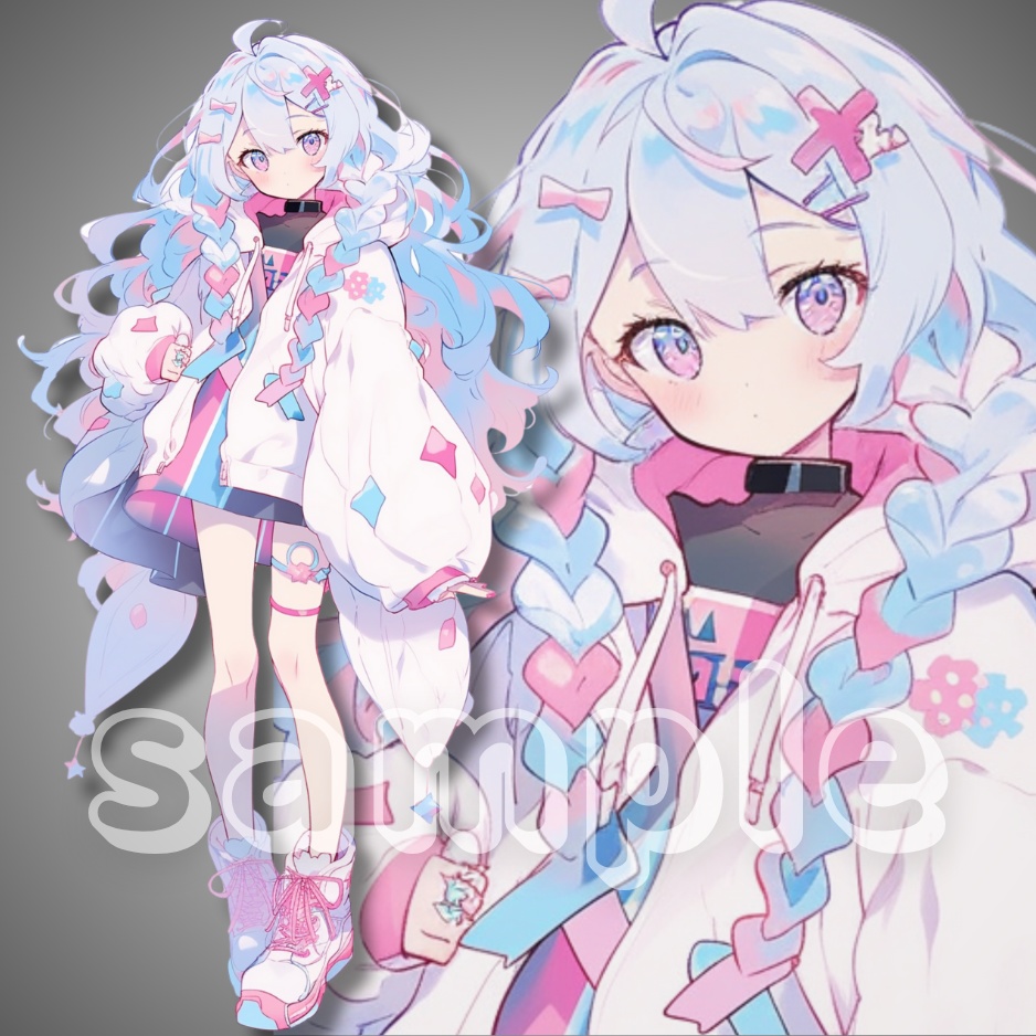 【立ち絵素材】005 少女 ロリポップ