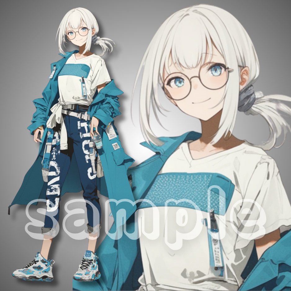 【立ち絵素材】014_カジュアル女性