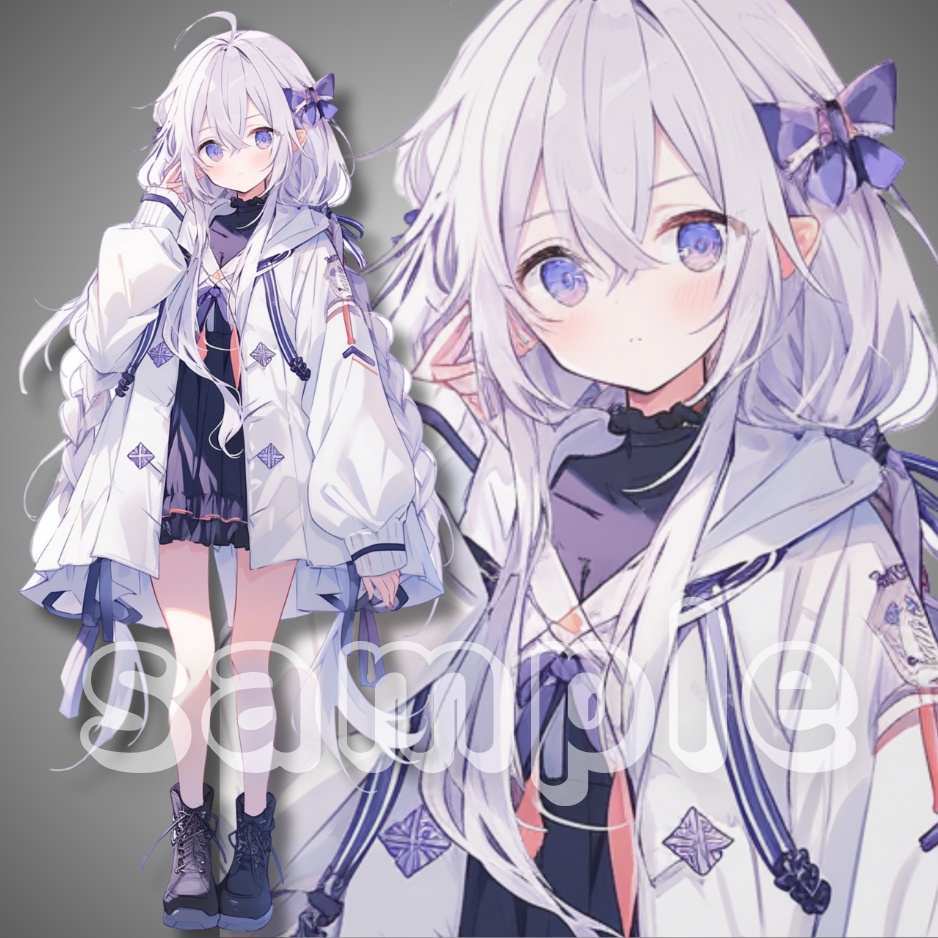 【立ち絵素材】026_コートを着た少女