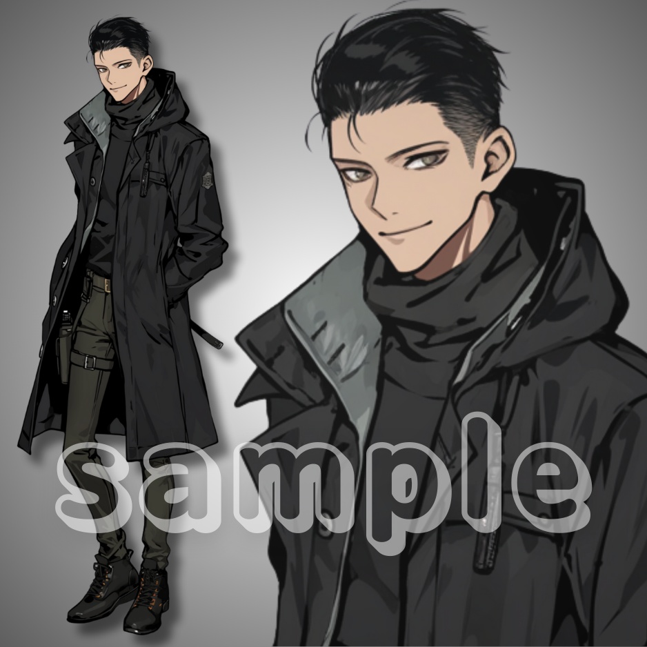 【立ち絵素材】047_刑事風男