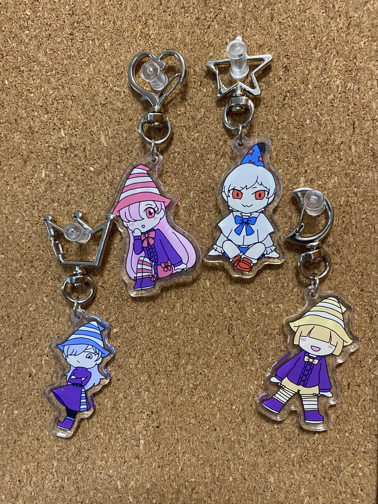 ペパマリRPG ステ4擬人化アクキー