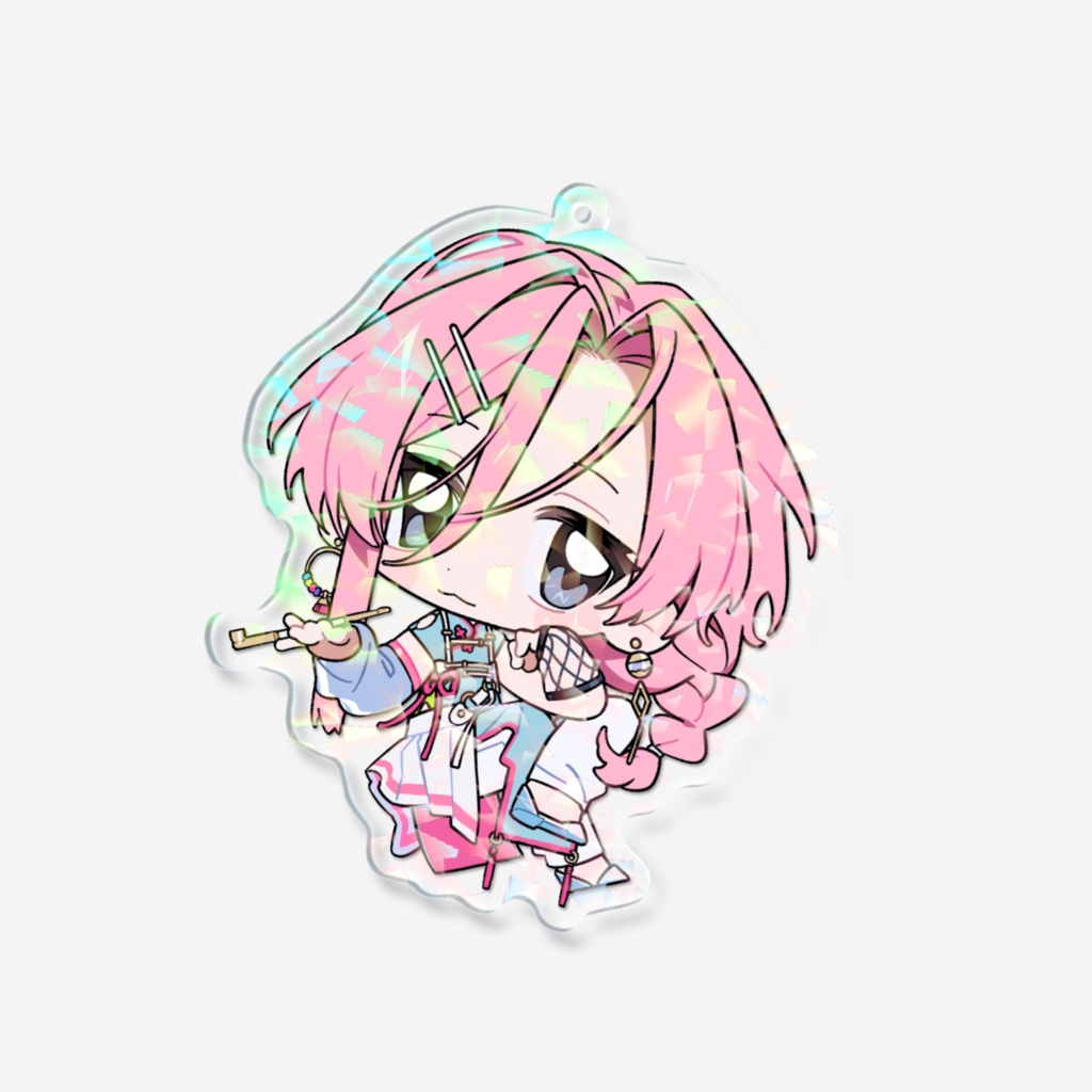 【夜鶴夢鈴音】デフォルメアクリルキーホルダー