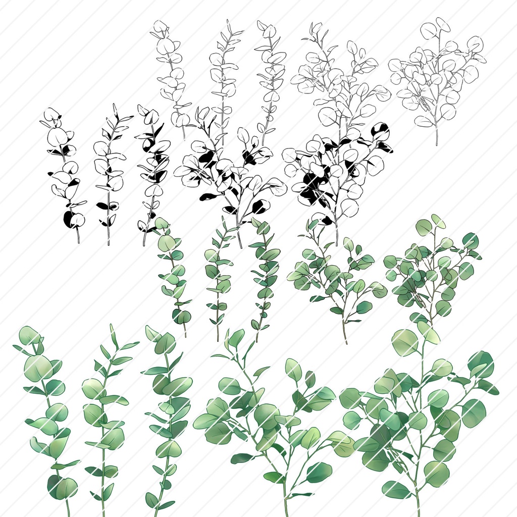 【一部無料】草ブラシセット1【16種植物素材集】