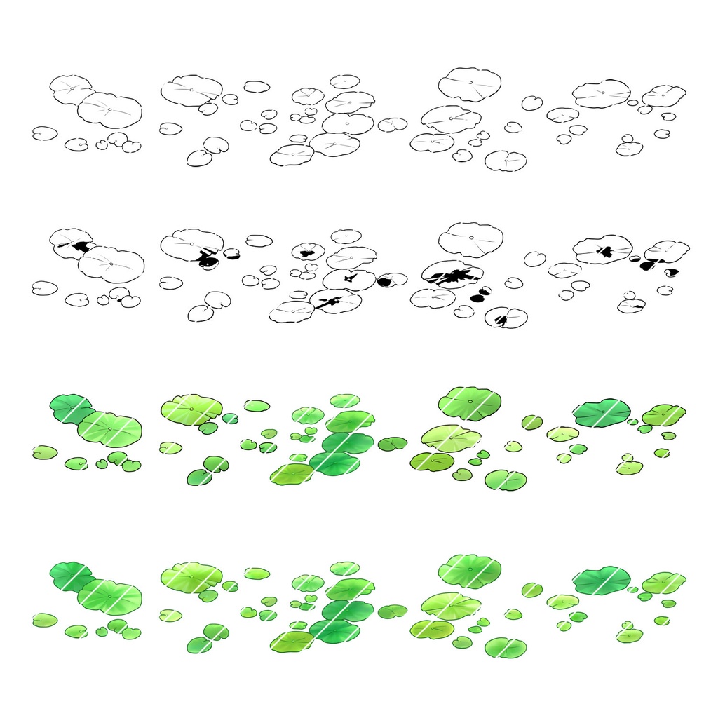 【一部無料】草ブラシセット2【20種植物素材集】