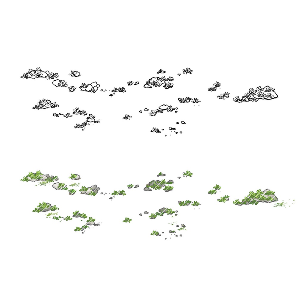 【一部無料】草ブラシセット2【20種植物素材集】