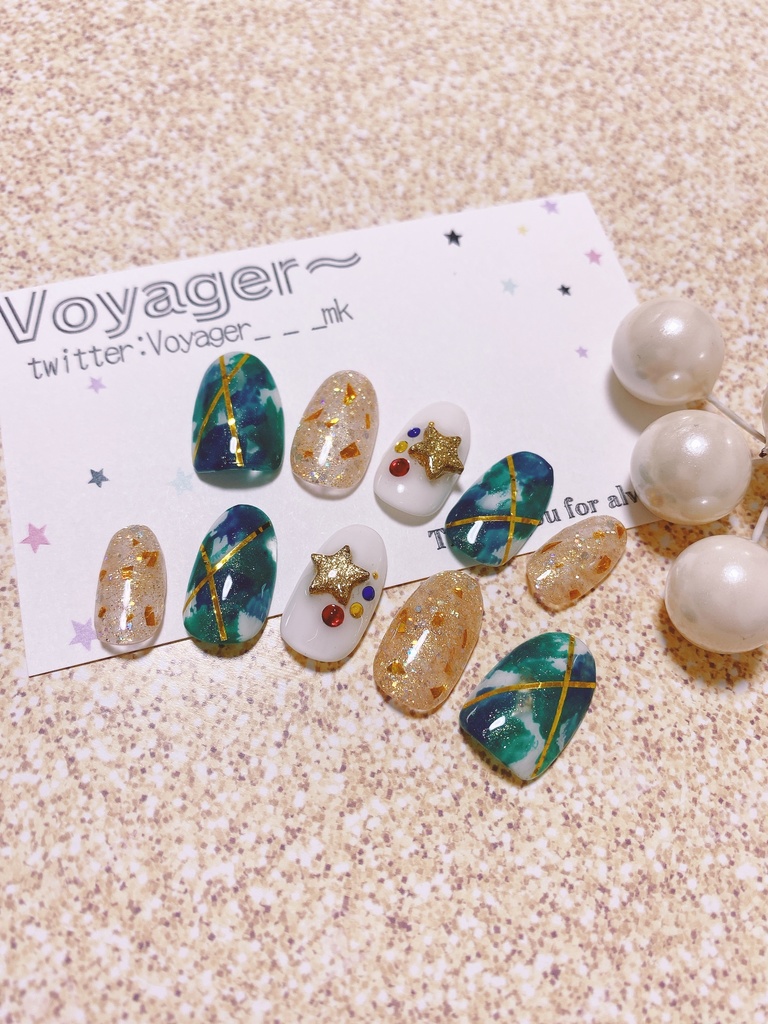 曲芸師「アマツバメ」ネイルチップ