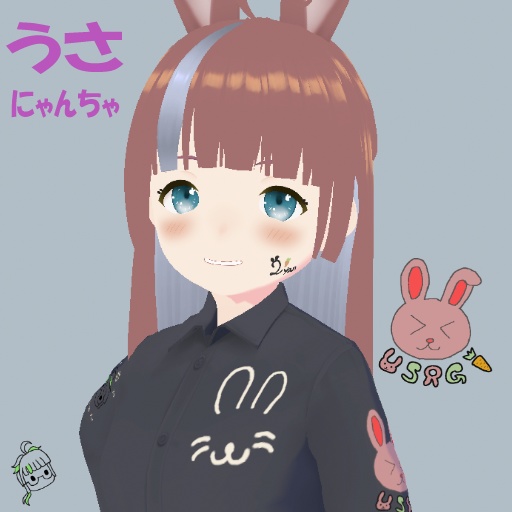 うさにゃんちゃ　Vroid