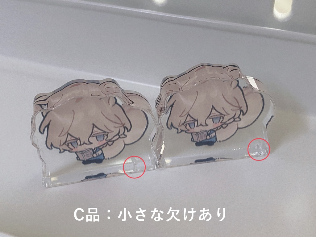 うまりすミニアクリルブロック