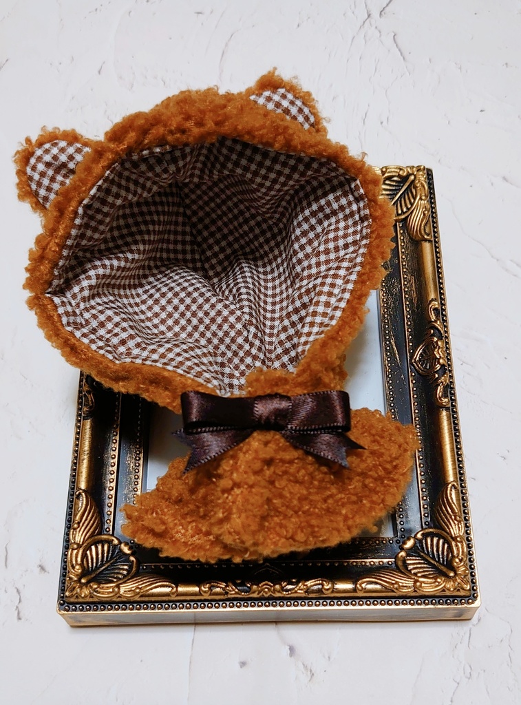 ふわもこクマポンチョ