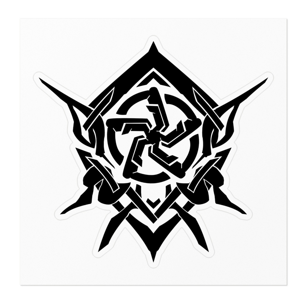 ロゴステッカー 黒