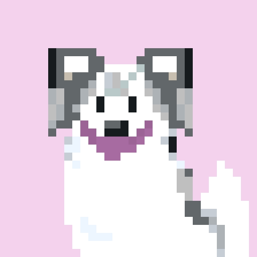 犬 ドット絵　pixelart |My🌍world