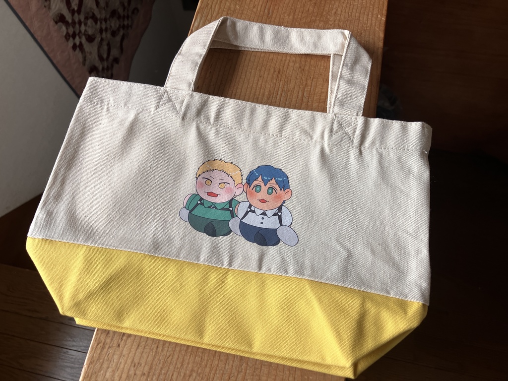 もちもちのトートバッグ（黄）