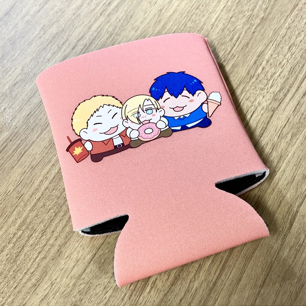 もちもちのRBA　ドリンクスリーブ (サーモンピンク)