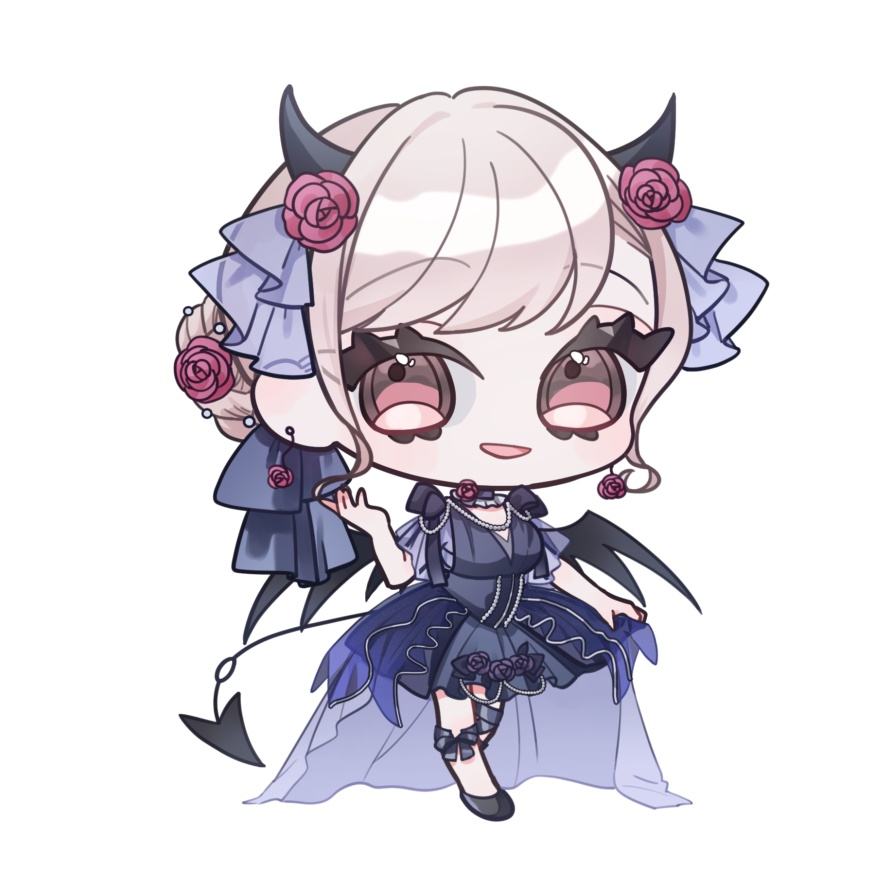 ドレス服るふらステッカー