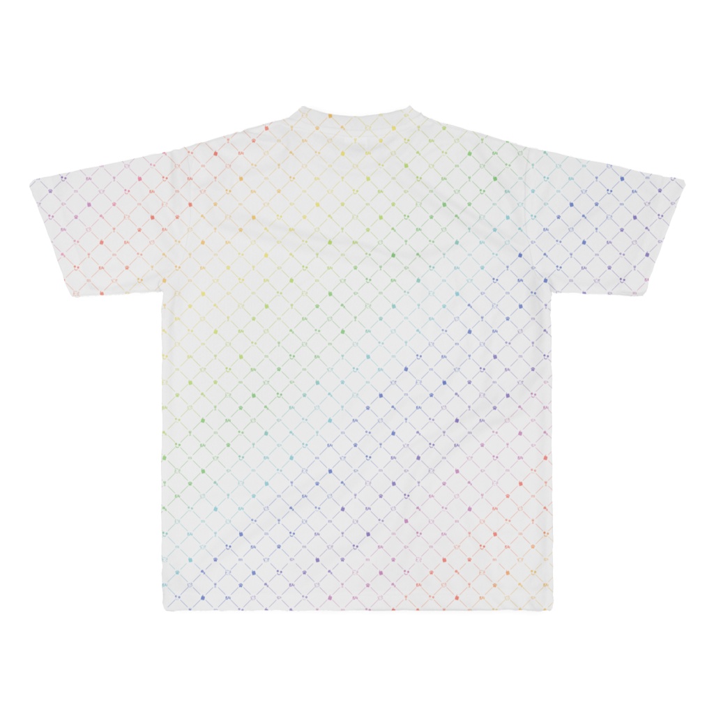 むじ柄Tシャツ【白】