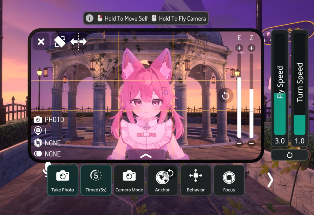 【MA設定済】VRCCameraHelper(VCH) -いろいろな構図をオーバーレイ-