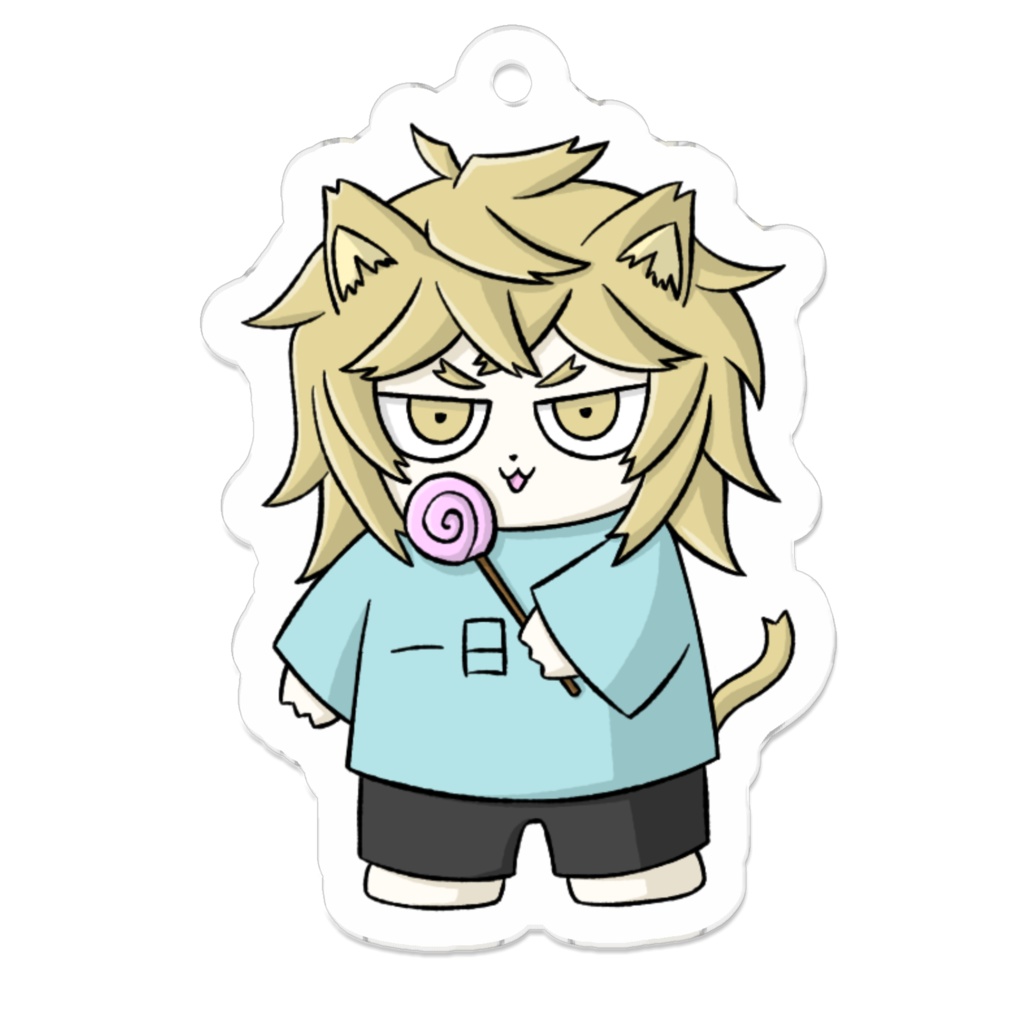 ねこアクリルキーホルダー(立ってる)