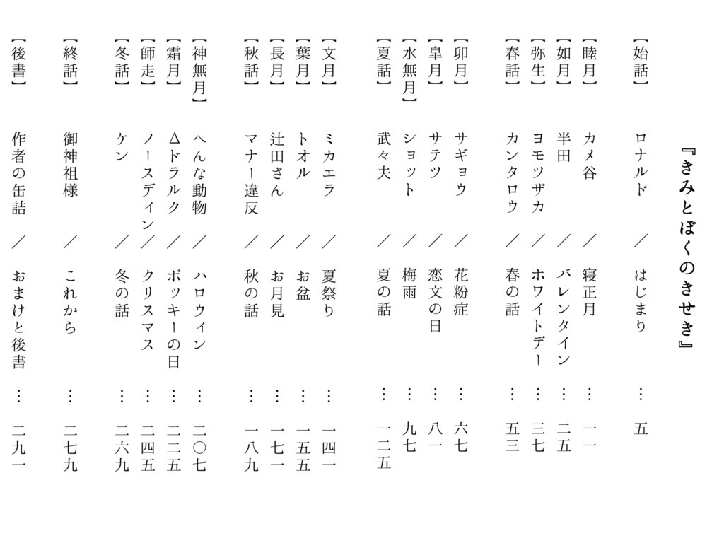 きみとぼくのきせき