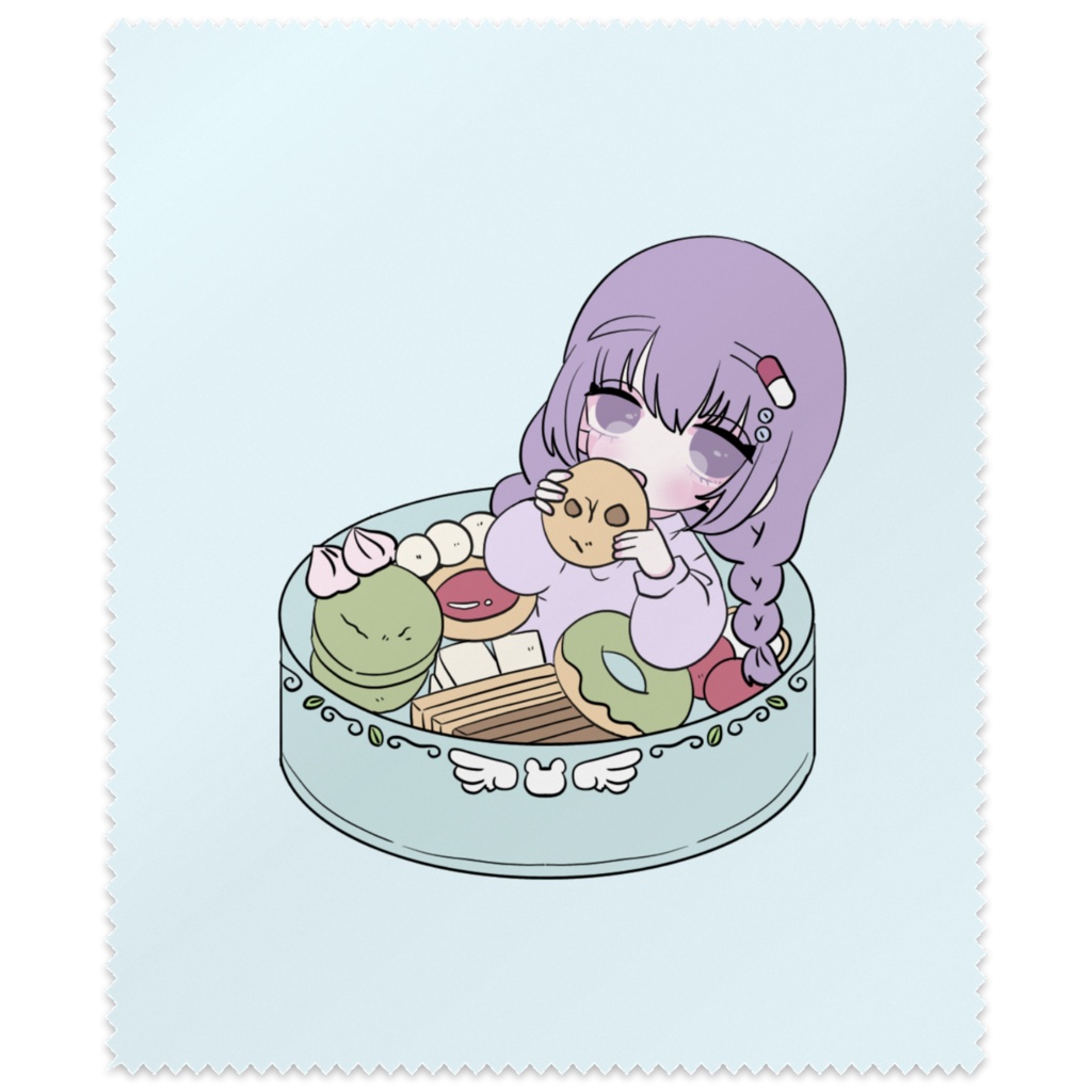 丹楽谷まある マイクロファイバークロス 【クッキー缶】