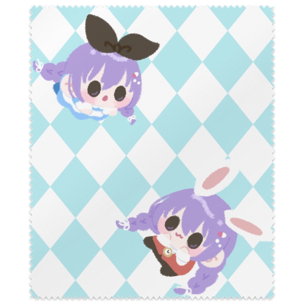 丹楽谷まある マイクロファイバークロス 【アリスインワンダーランド】