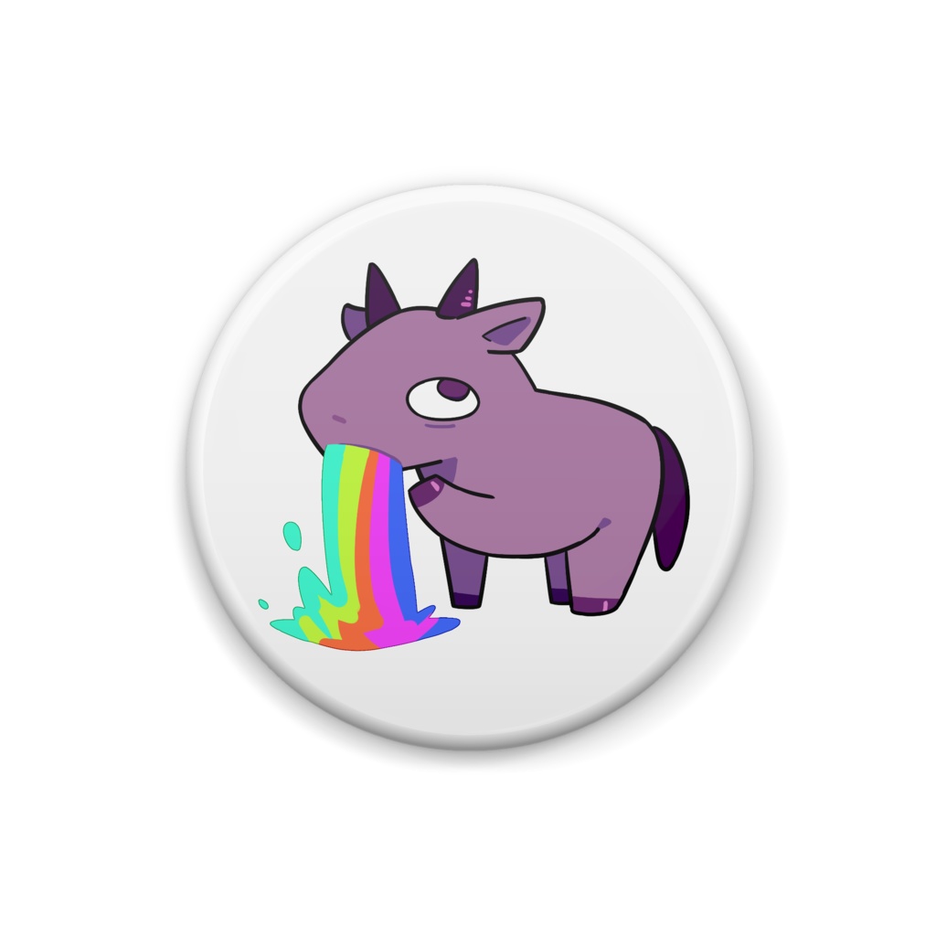 にらちゅう缶バッジ・B