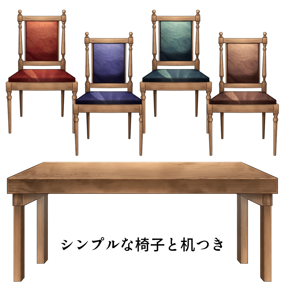 【背景素材イラスト】ファンタジー背景セット・秘密の屋根裏部屋 -Secret Attic Room-【VTuber素材】