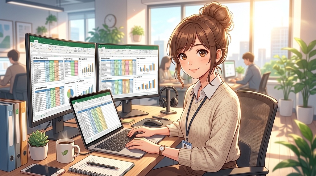情シス申請不要！Excelシート分割・統合自動化アドイン【インストール・管理者権限なし】