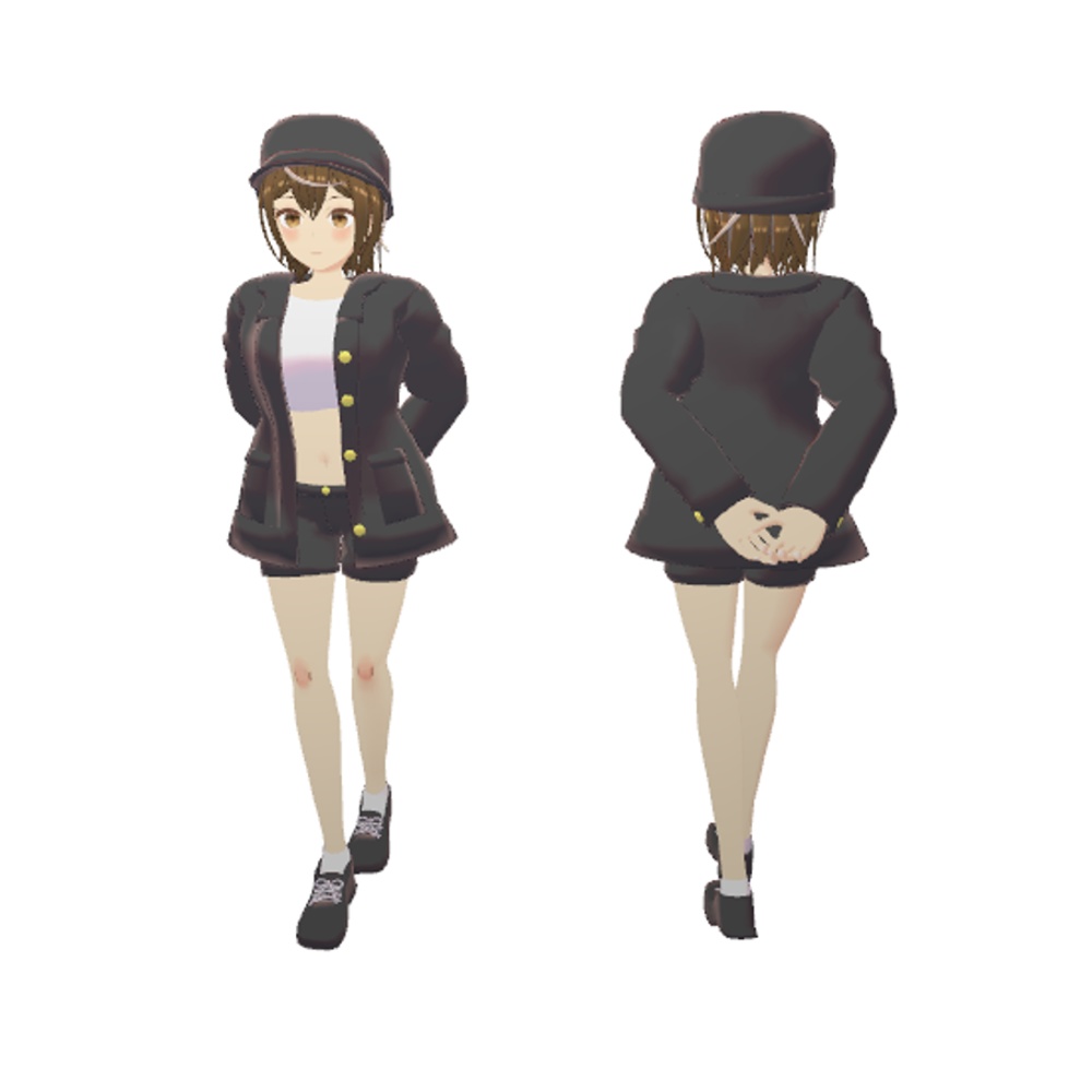 オリジナル3Dキャラクター モカ