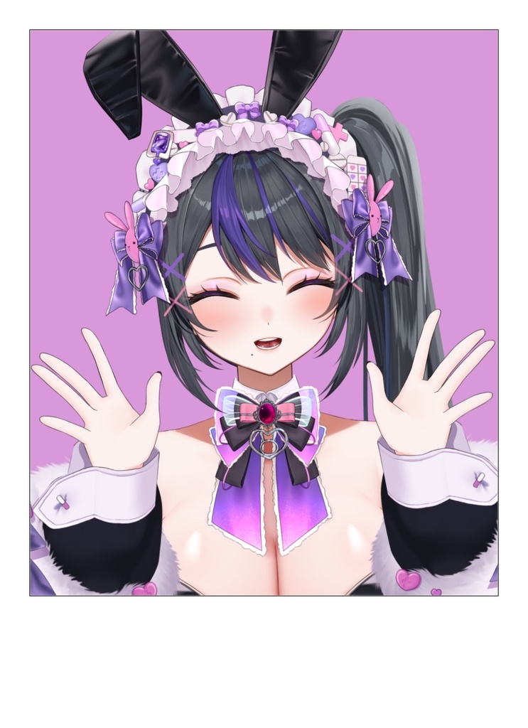 あへらおほ子・ランダムチェキ風カード（直筆デコ付き）