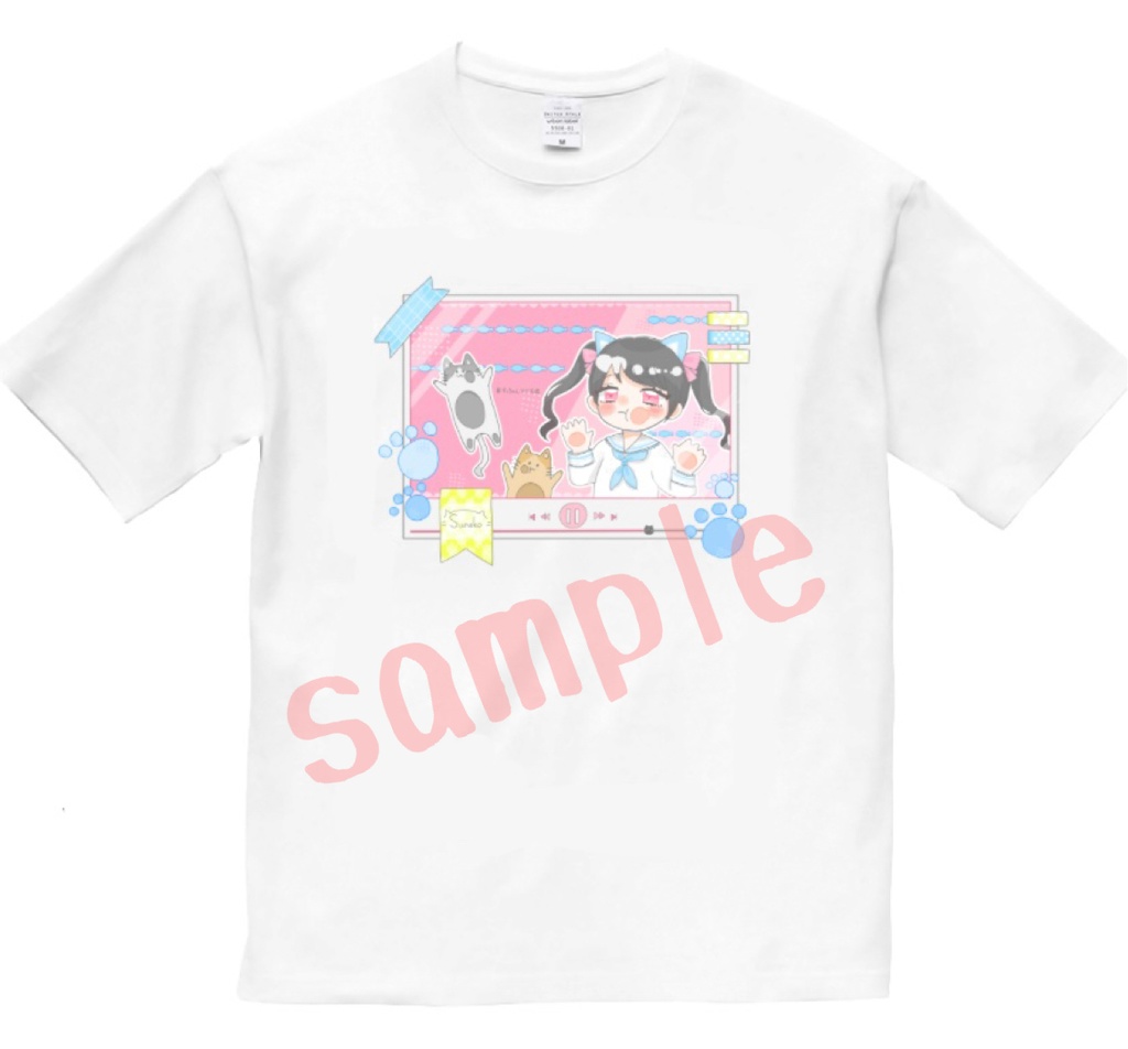 すぅねこビックTシャツ