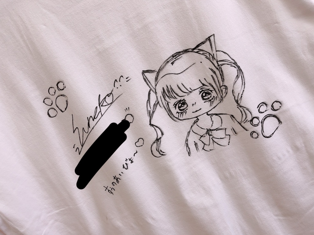 すぅねこビックTシャツ