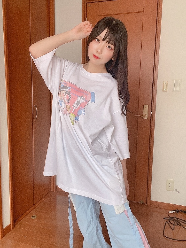 すぅねこビックTシャツ