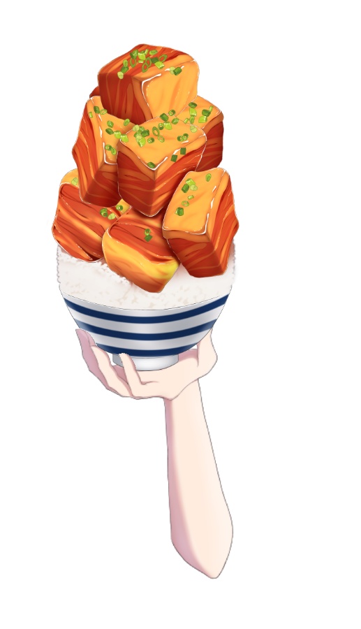 【Vtuber向け】バカ角煮丼【フリー素材】