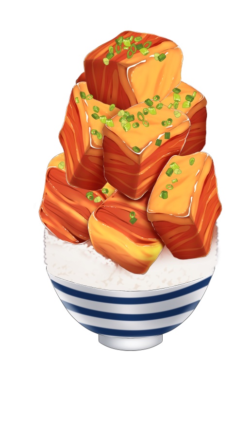 【Vtuber向け】バカ角煮丼【フリー素材】