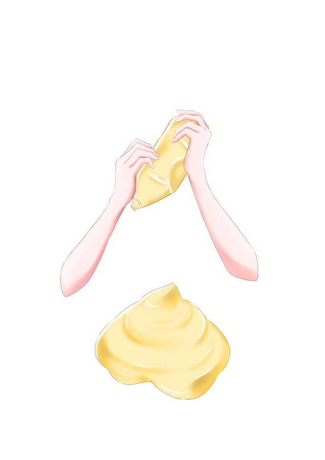 【Vtuber向け】ビシャがけマヨネーズ【フリー素材】