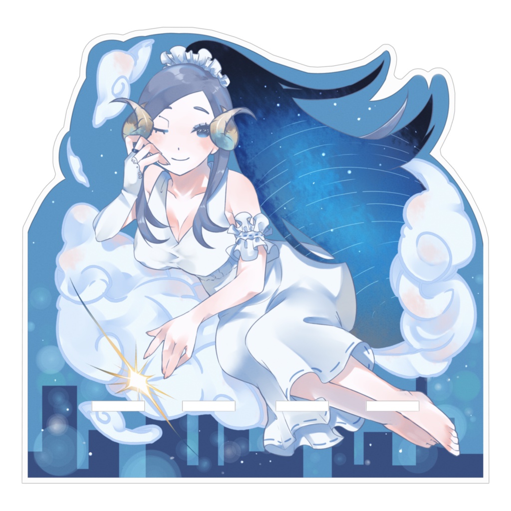 星空の微睡スマホスタンド