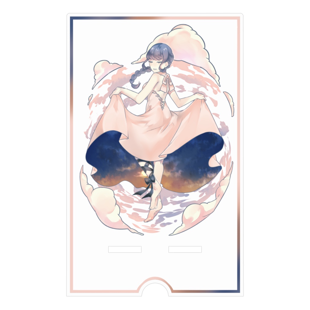 夕暮れの誘惑スマホスタンド