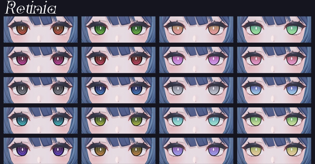 【7 lady's Avataes対応】EyeTexture「Owl」