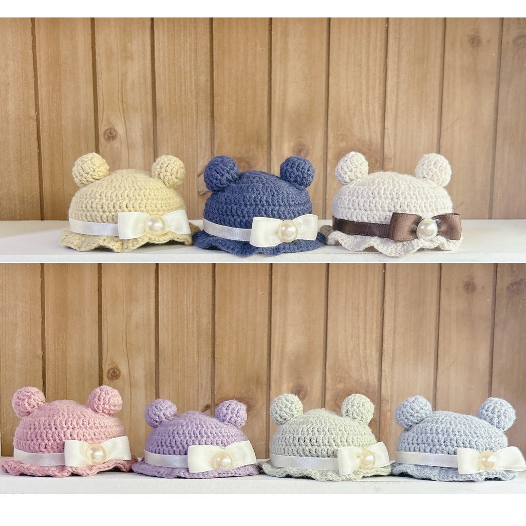 【10cmぬい用】ひらひらくまさんはっと