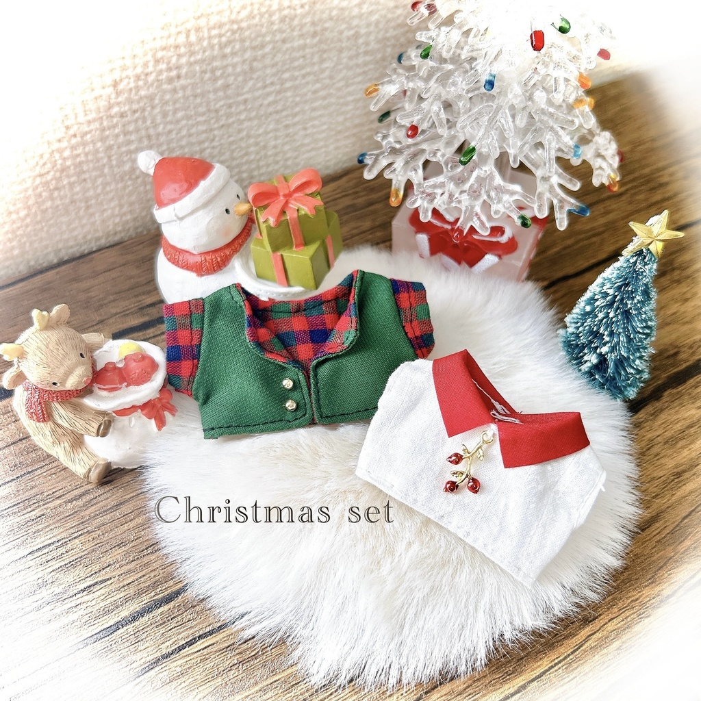 【10cmぬい用】Christmas set