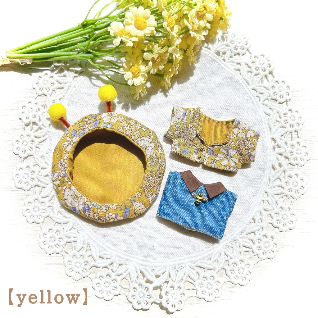 【10cmぬい用】みつばちset