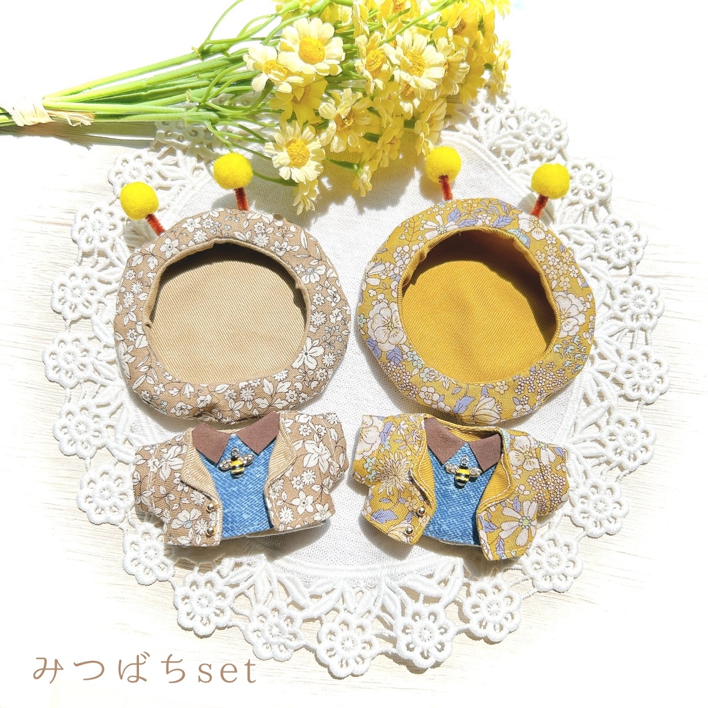 【10cmぬい用】みつばちset