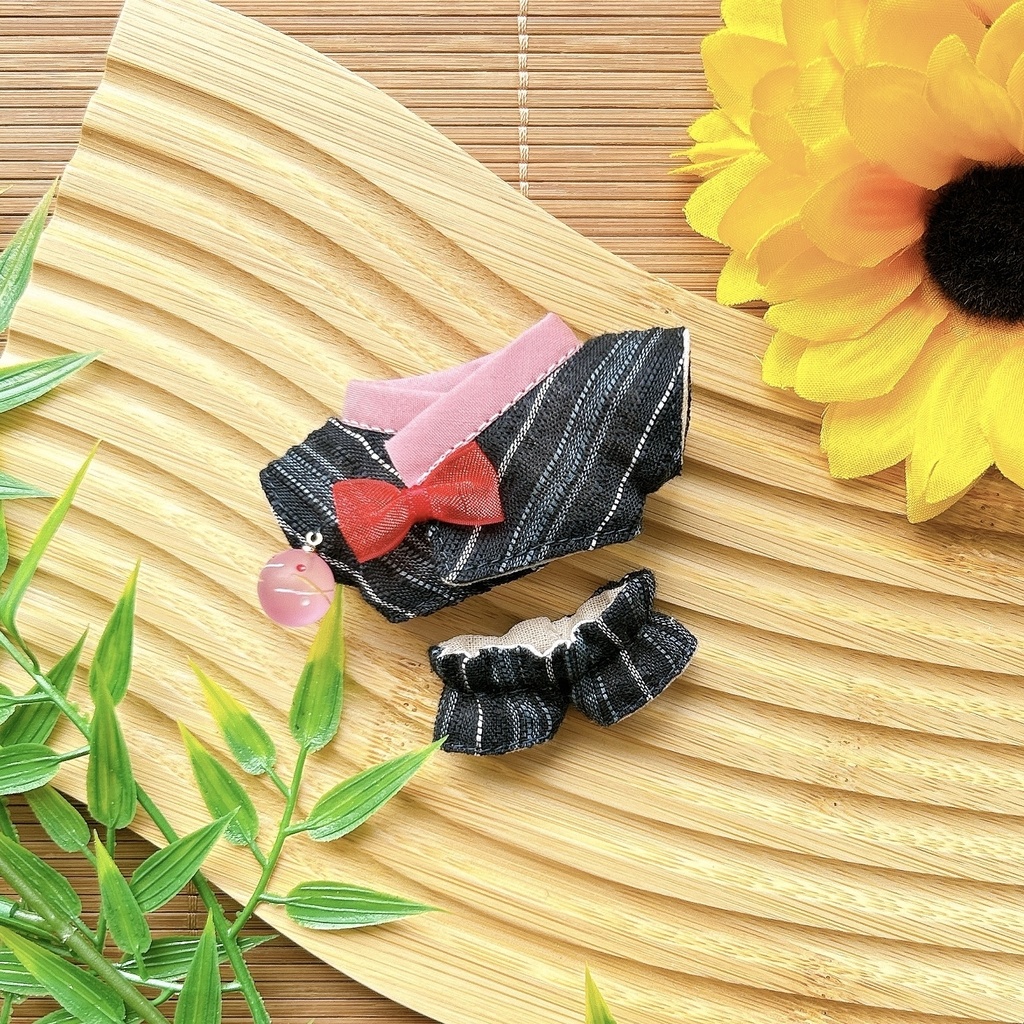 【10cmぬい用】ヨーヨー付き甚平set