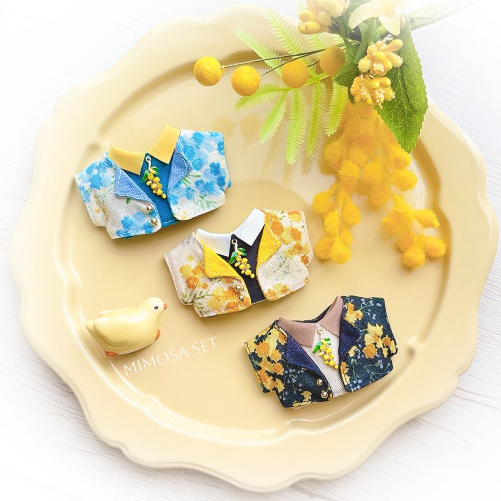 【10cmぬい用】ミモザset