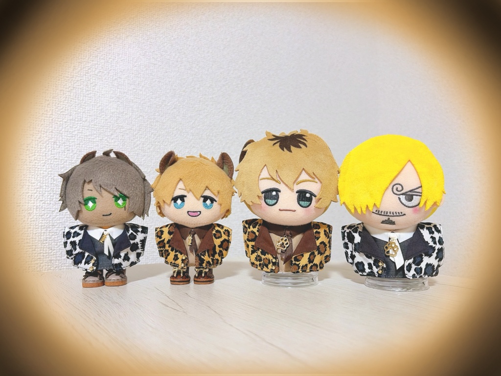 【10cmぬい&ちびぐるみ】レオパードset