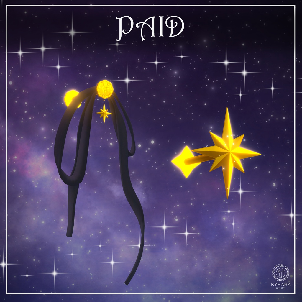 【🎃Free DLあり🎃】イヤリング Star Night Choco【セール中!】