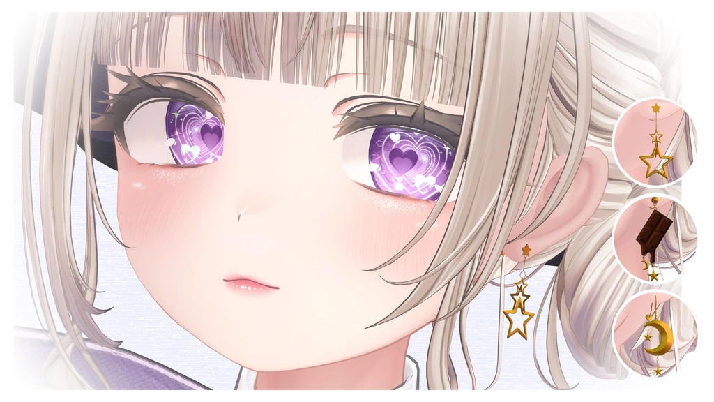 【🎃Free DLあり🎃】イヤリング Star Night Choco【セール中!】