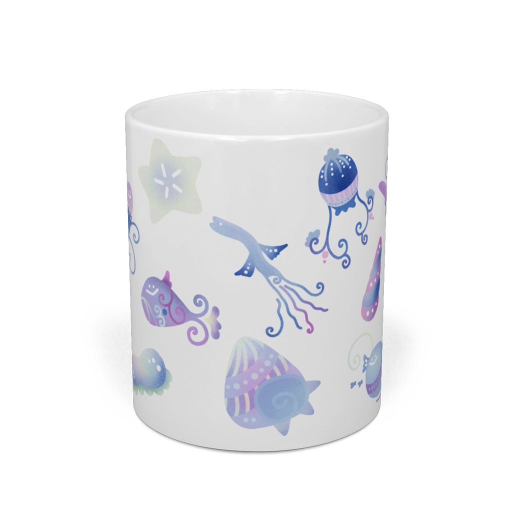 謎の深海魚たち マグカップ