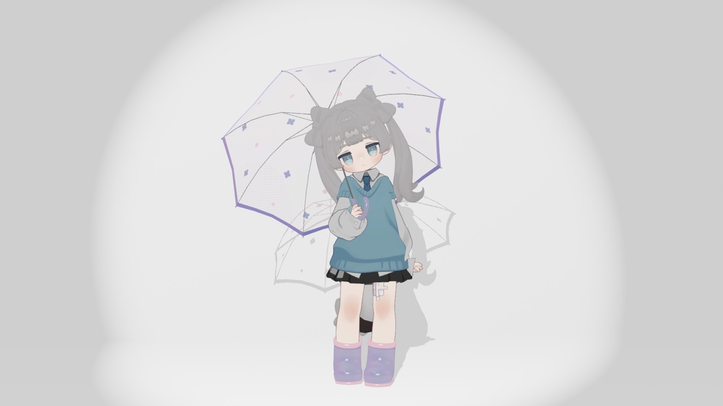 【まめふれんず向け】あじさいのビニールがさ☔️