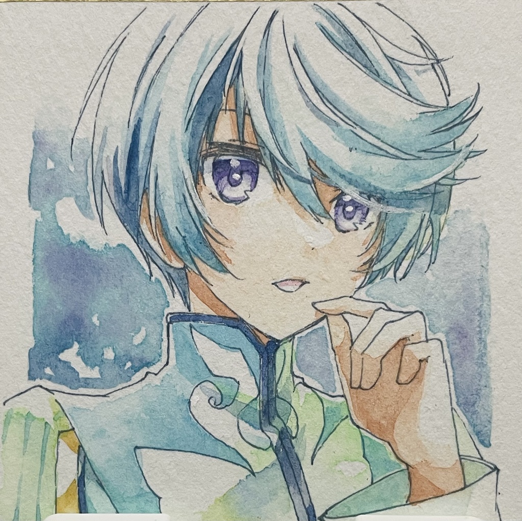 アナログ透明水彩原画